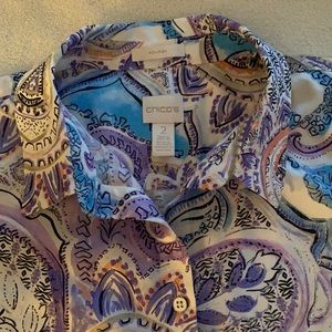 Chico’s size 2 button down no -iron